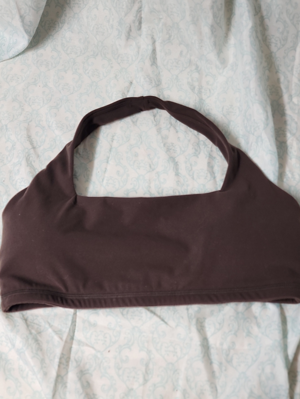 BuffBunny Halter Top Sports Bra Size Medium Brown